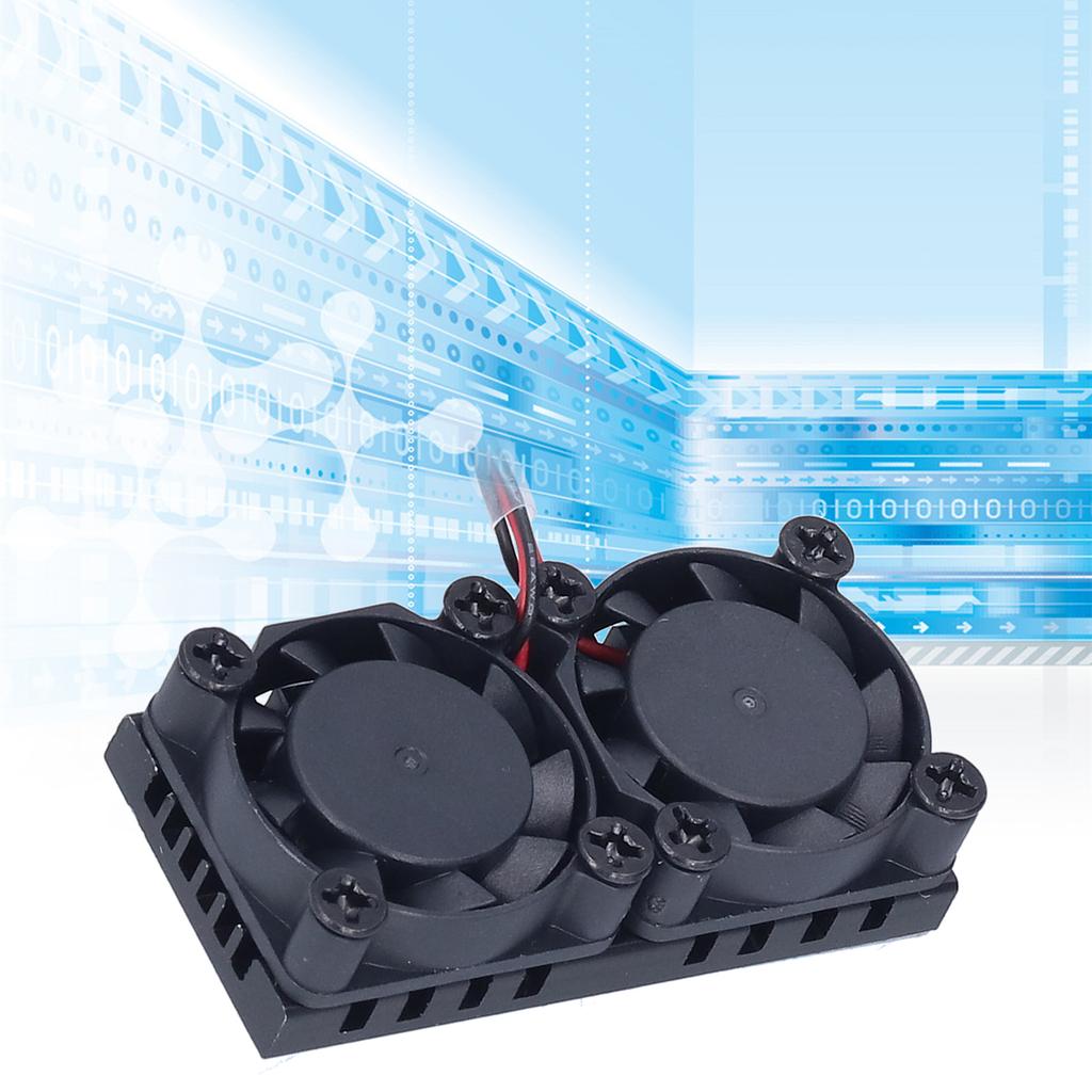Kühl Lüfter für Raspberry Pi Kühlkörper Kühler Radiator ABS Geräuscharm für 3B 3B 4 4B
