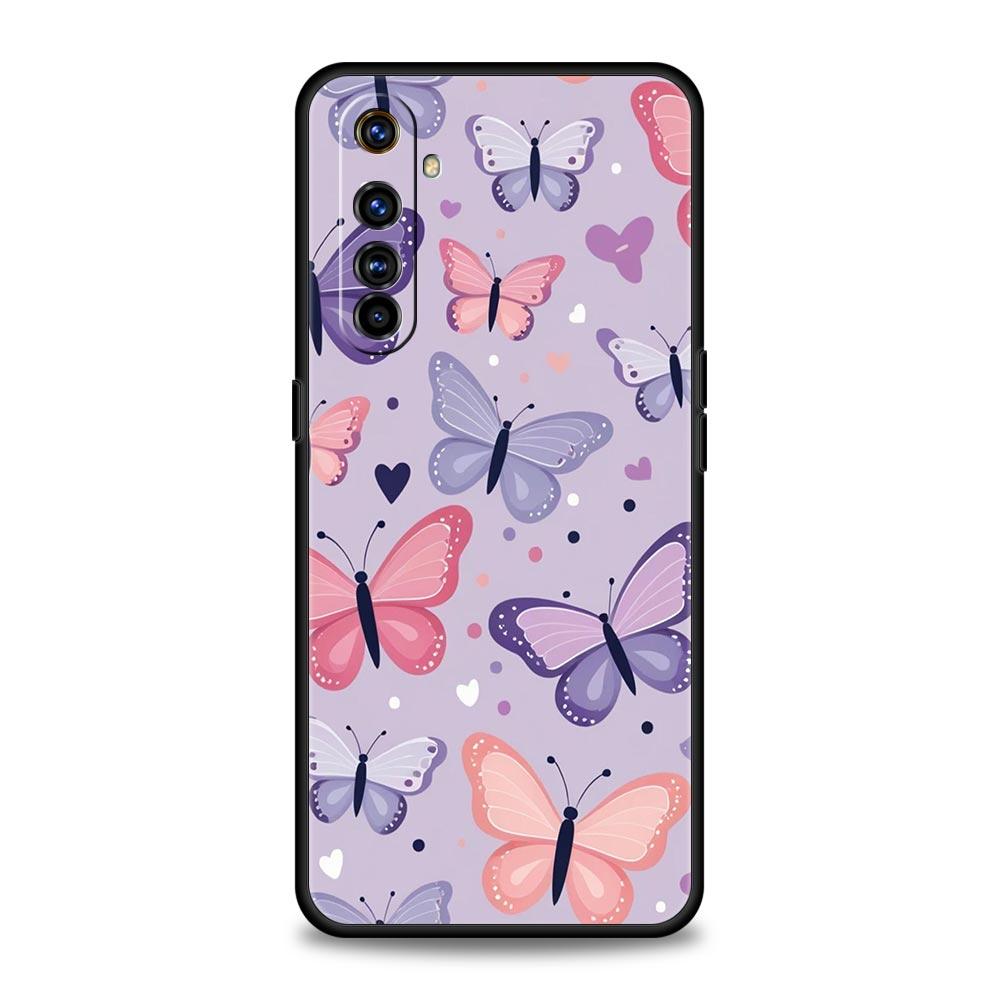 

Стильный чехол для телефона с цветочным узором для Realme 13 12 10 9 8 7 GT3 GT5 GT2 Pro Plus 5G C21 C25 C35 GT Neo 2 3 3T 5 13 Pro Plus