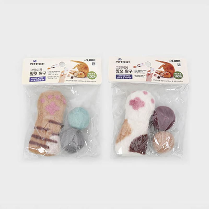 [Animal de companie] Ghemotoace de lână și pernuțe pentru labe pentru pisici