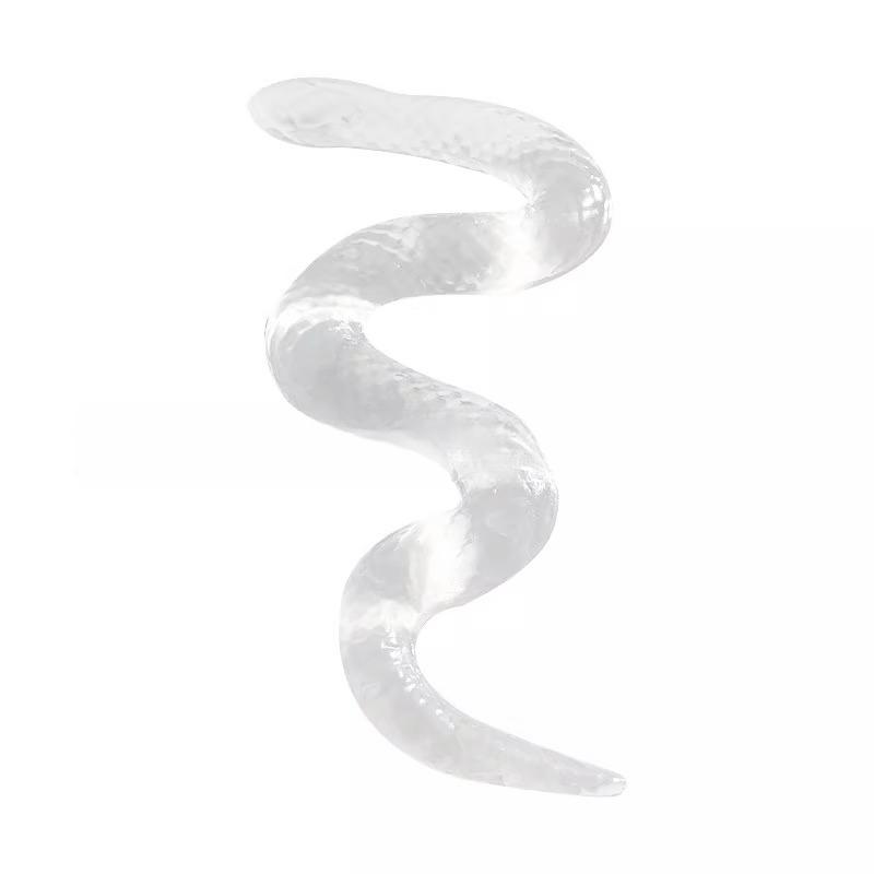 Transparent Scales Small Snake Decompression Pinch Stall Trick Pinch Joint Toy Trendy Play Vipe B8N2