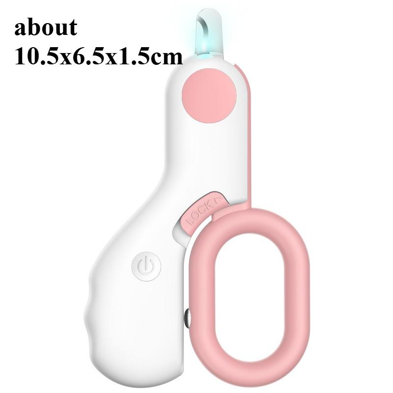 Pet Cat Dog Nail Clipper Cutter Hole with Nail File To Avoid Excessive Cutting Professional Grooming Tool