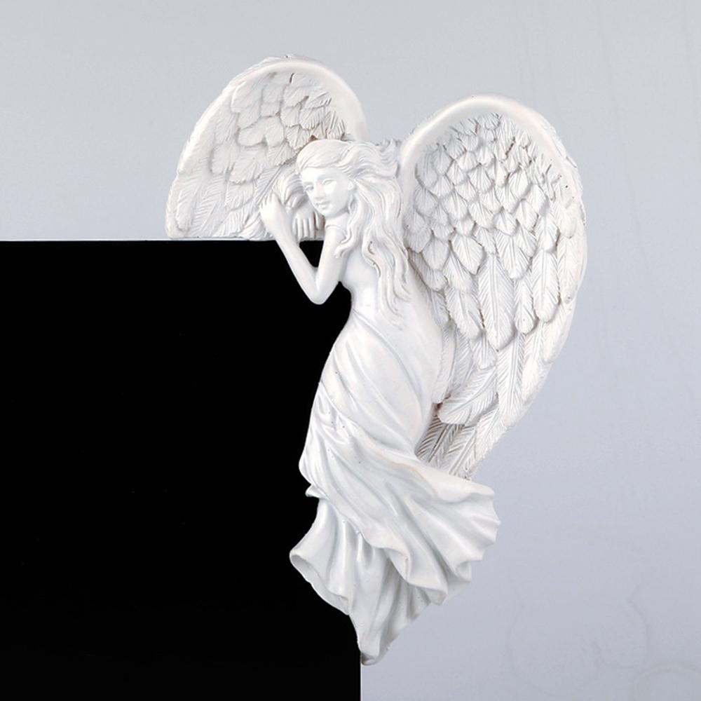 Praying Corner Angel Left Corner Angel for Home Living Room Bedroom Decorations
