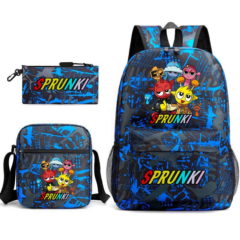 Peripheral Heat Transfer Rhythm Box Cartoon Animation Primary School Students Third Grade Light Load Reduction Large Capacity Backpack L