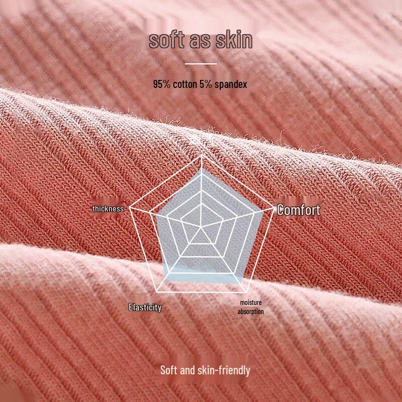 FitonTon Women's High-Waisted Cotton Shaping Briefs 4-Pack