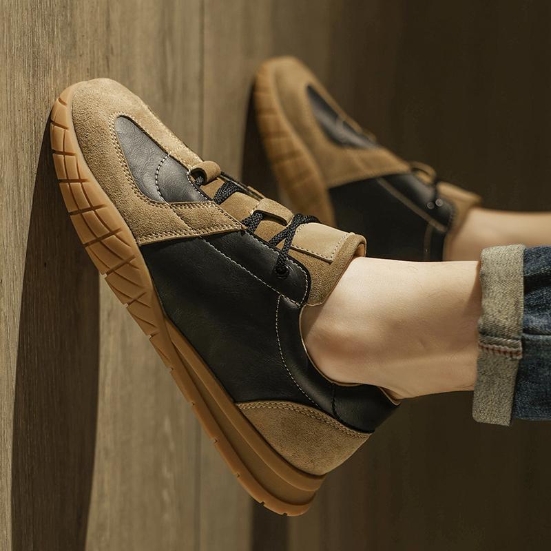 PU-Leder Herren-Sneakers Modetrend Freizeitschuhe Freizeitspaziergang Herren Skateboard-Schuhe Outdoor Tenis Masculino Herren-Trainer