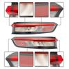 Pair For 2022-2024 Jeep Grand Cherokee Left Right Rear Tail Light,LED Tail Light 68421132AD 68421133AD