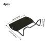 4pcs Metal Stabilizer Anti-Slip Anti-Shift Mattress Supports Wall-Mounted Easy Install for Mattress Sofa Cushion Tatami Blocker