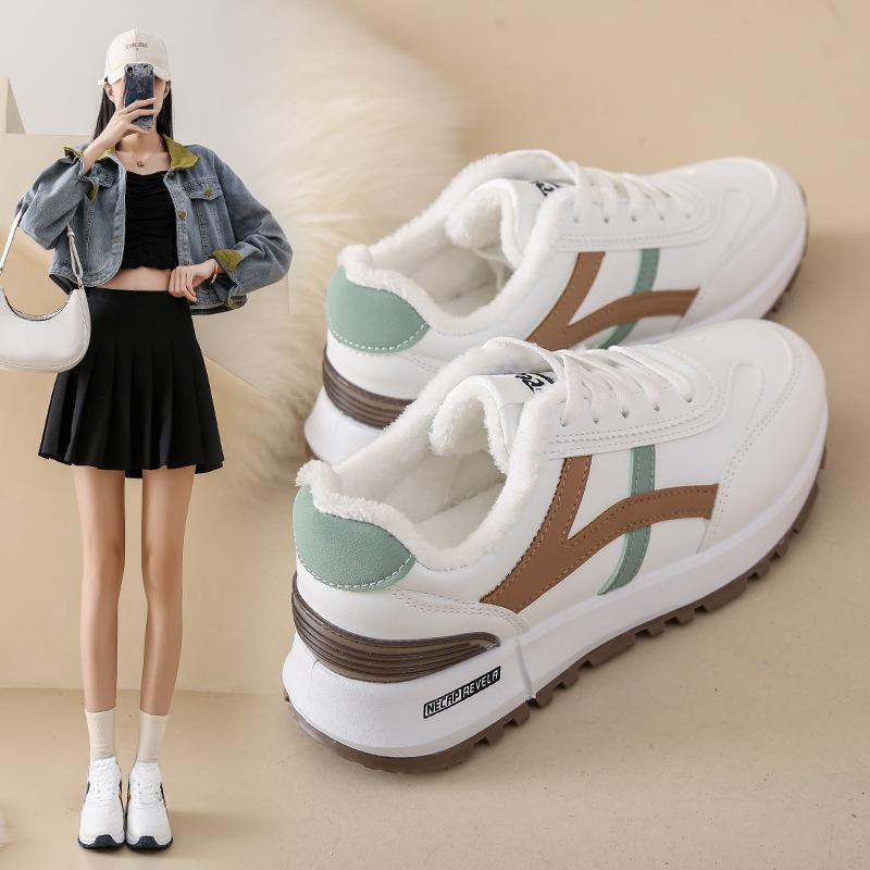 

Женские модные зимние новые повседневные кроссовки для бега Cortez на флисовой подкладке для папы