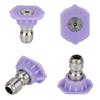 High Pressure Washer Sprayer Nozzle Tip 1/4" Quick Connector Plugs Male Thread 0 Degree Water Jetters Nozzle