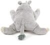 Calorata White Rhino Plush Toy Realistic Animal Toy Doll Gift Present Birthday Christmas Present (Reclining Series/Soft Touch) (Twice Tested) /