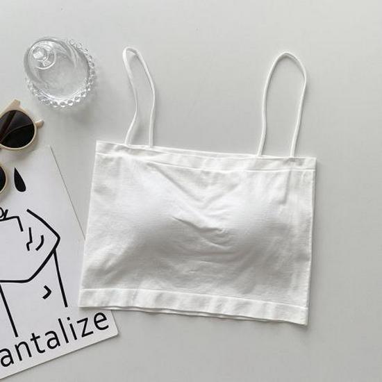 

Женский летний топ-камезоль с открытыми плечами и встроенными чашечками One Size (40-63 kg)