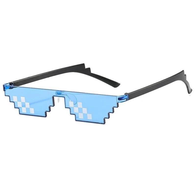 1Pcs Pixel sunglasses Retro Pixel glasses  Adult boys and girls Photo props birthday party supplies