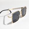 Okulary Męskie Okulary przeciwsłoneczne Duże kwadratowe metalowe Okulary przeciwsłoneczne Damskie