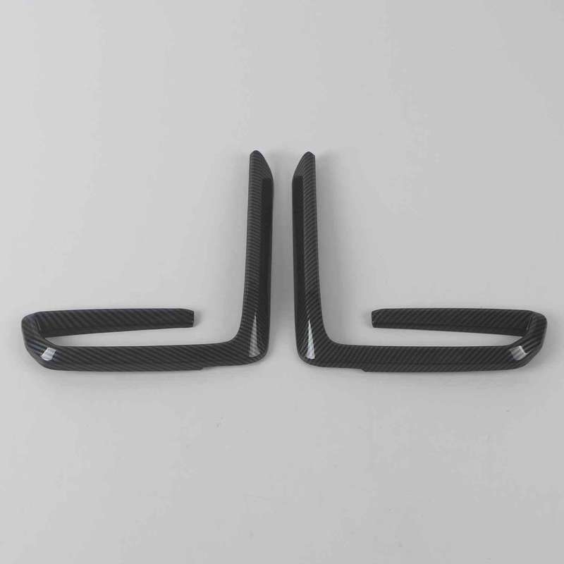 For BMW X5 G05   ABS Carbon Front Bumper Foglight Frame Decoration Cover Fog Light Trims Sticker Car Styling Accessories