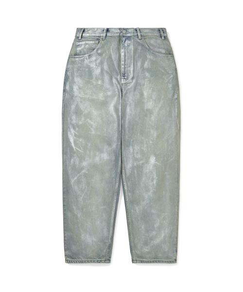Thisisneverthat Metal Relaxed Jeans Silver S