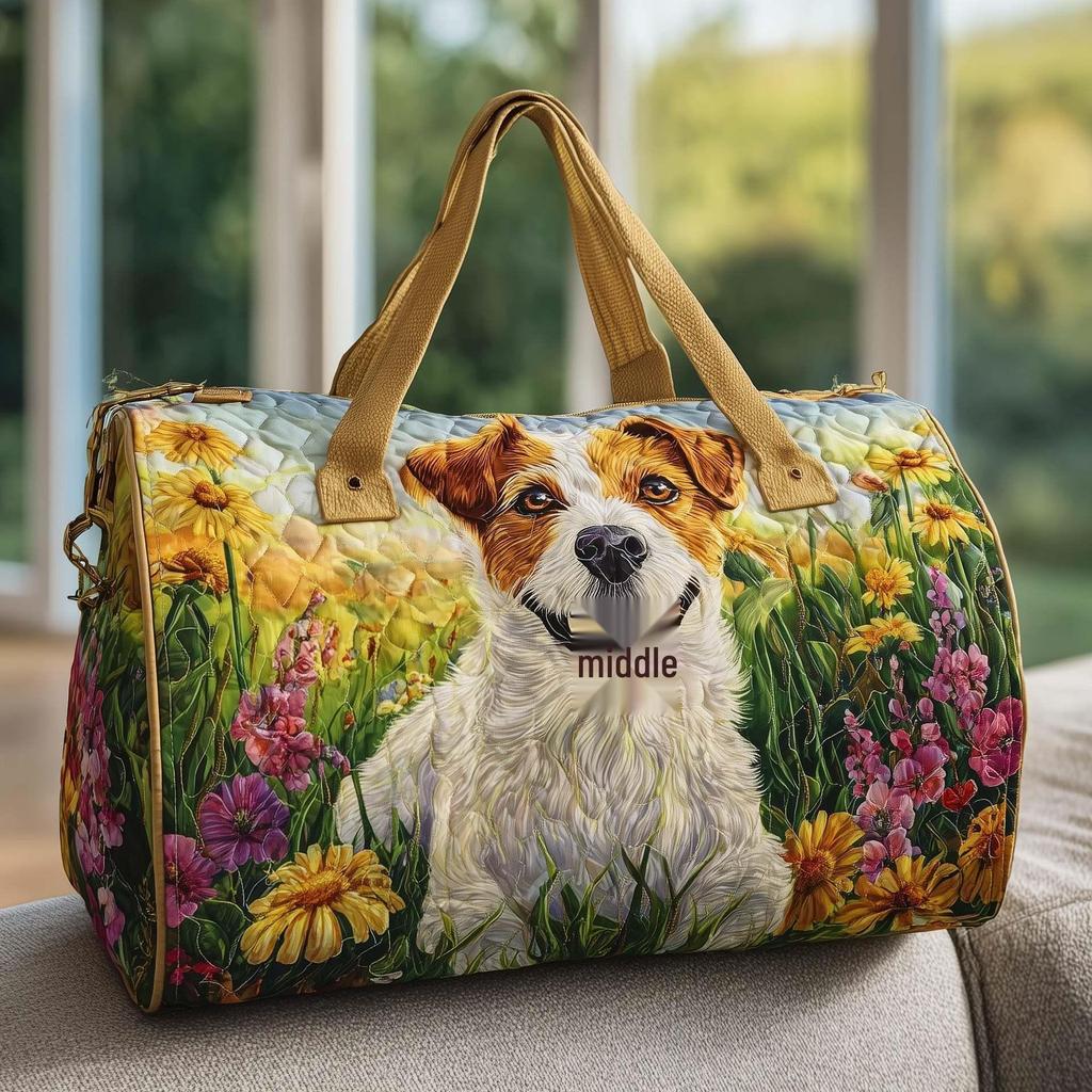 Puppy Series 4 Women's Yoga Travel Handbag with 3D Digital Print