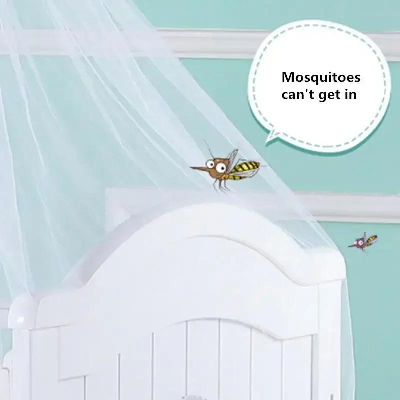 Summer Crib Mosquito Net Baby Mesh Hung Dome Mosquito Net Anti-mosquito Universal Newborn Infants Bed Net Decoration 160*450cm