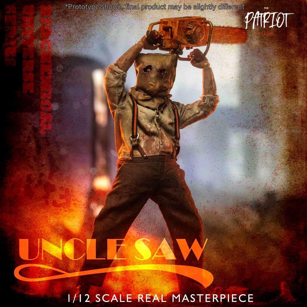 [Tbmodel] Patriot Studio 1/12 Scale Figure Chainsaw Man Body, Head, and Clothing Set. Figure Accessories A.