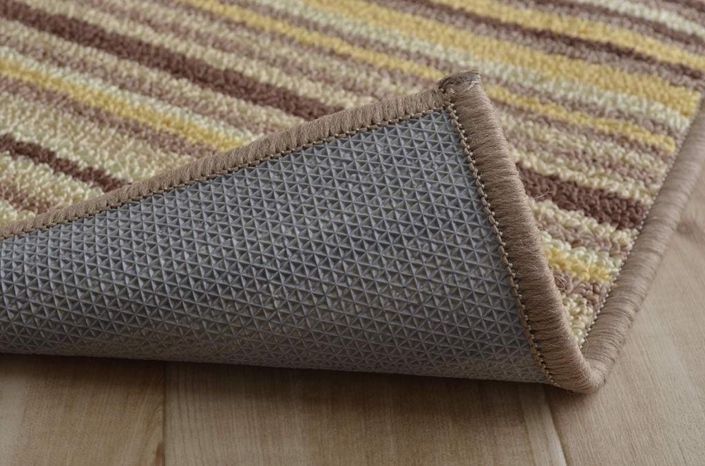 IKEHIKO Dona Kitchen Mat, Approx. 67 x 180 cm, Beige, Washable, Non-Slip, Multiple Sizes, Simple Design #2041129
