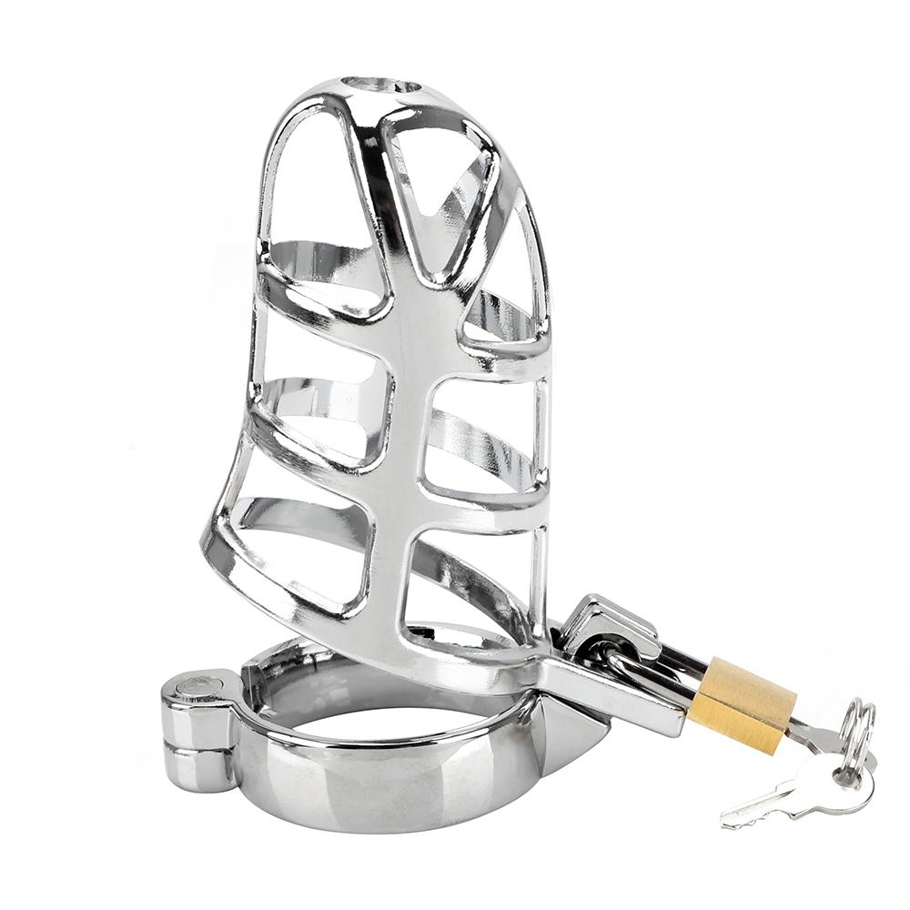 Penis Cock Ring Sleeve Lock Sex Toys for Men 40/45/50mm Sex Products Male Chastity Device Metal Cock Cage Lockable Chastity
