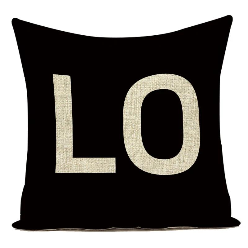 Square Valentine'S Day Lovers Couple Throw Pillow Case Hearts Balloons Print Pillowcase For Sofa Seat Hotel Home Pillow Cover