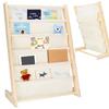 Springos® Étagère pour enfants à 5 niveaux cadre en bois – rangement pour jouets et livres Montessori, modulable et léger