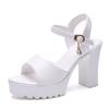 Fashion Summer new Sandals Ladies one button fish mouth Shoes Versatile elegant super high heels Fashion comfortable Women's sandals