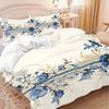 Quilt Cover 3D Printing Floral Small Fresh Three-Piece Set Four-Season Universal Quilt Cover Pillowcase Quilt Cover Bedding