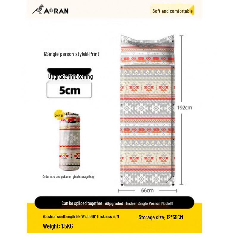 Aufblasbare Campingmatratze: Feuchtigkeitsfeste Isomatte oder Zeltbodenmatte für den Außenbereich