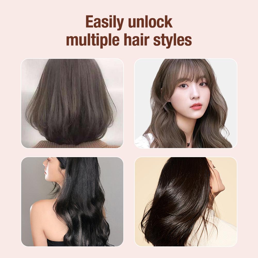 Mini Hair Straightener Curling Iron 2 In 1Dual-Use Splint Hair Perm Hairdresser Electric Curling Stick Straight Plate Clip
