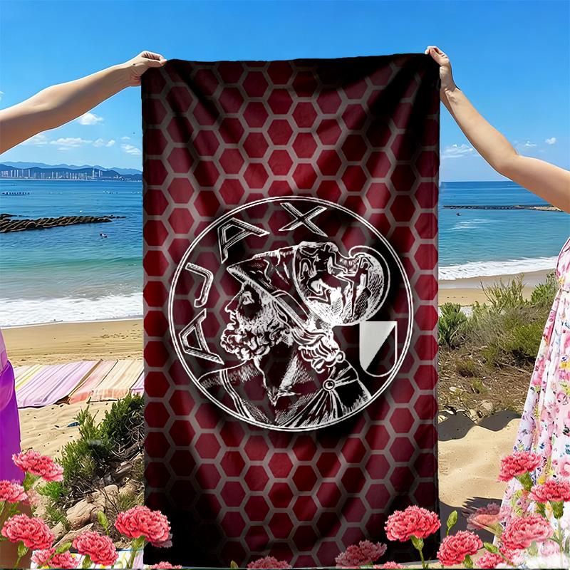 Ajax Print Beach Towel, Versatile Lightweight Absorbent Beach Towel for Pool Surf Yoga Bathroom, Perfect Birthday Holiday Gift