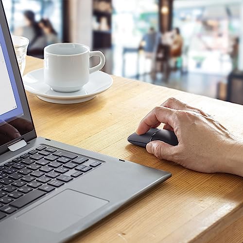 Sanwa Supply Silent Bluetooth Blue LED Mouse SLIMO (Rechargeable/Black) MA-BBS310BK