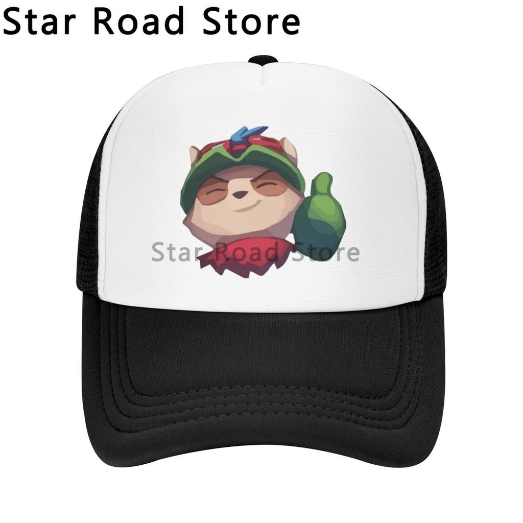 Funny Teemo Print logo Unisex Baseball Caps Peaked Cap League of Legends Game Sun Shade Hats for Unisex Women