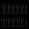 180pcs Extreme Super Long 5XL Transparent Nail Tips for Salon Quality French Nail Art Wedding Party Nail Decorations