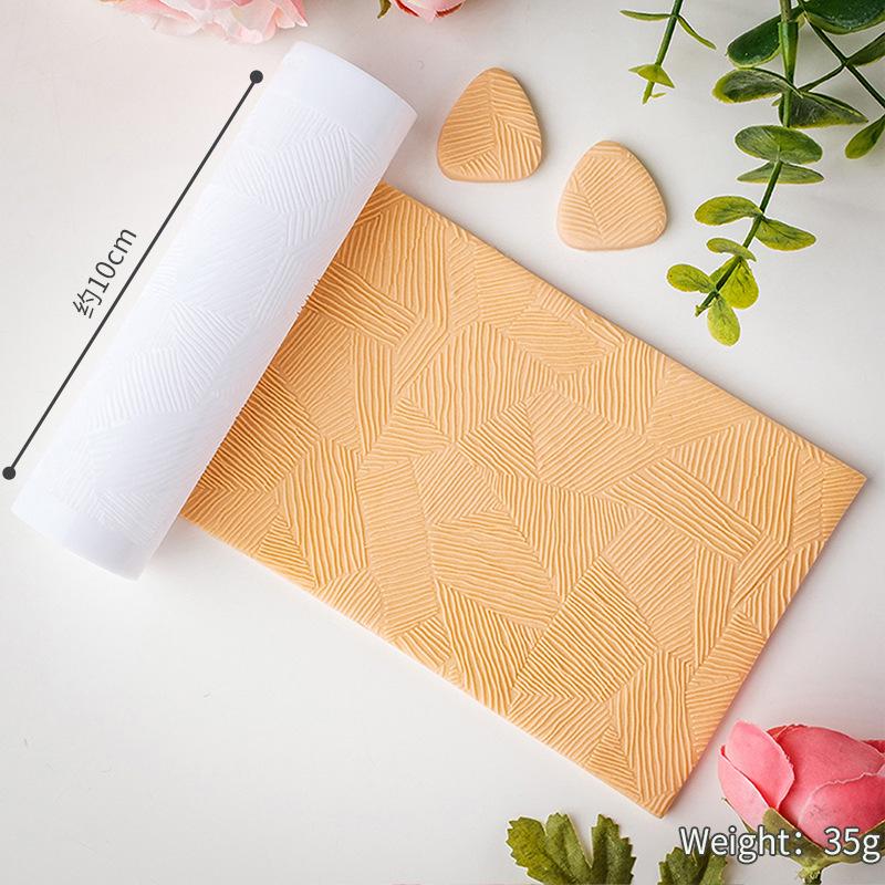 Геометрическая текстура Мягкая глина Скалка Легко чистить для DIY Изготовления Серьг Подвесок Украшений Текстура с рельефом