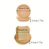 50pcs/Set Air Fryer Disposable Paper Parchment Wood Pulp Steamer Cheesecake Air Fryer Accessories Baking Paper For Air Fryer