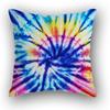 Sofa Bed  Square Pillowcases Home Decor Colorful Swirl  Bedroom Rainbow Decorative