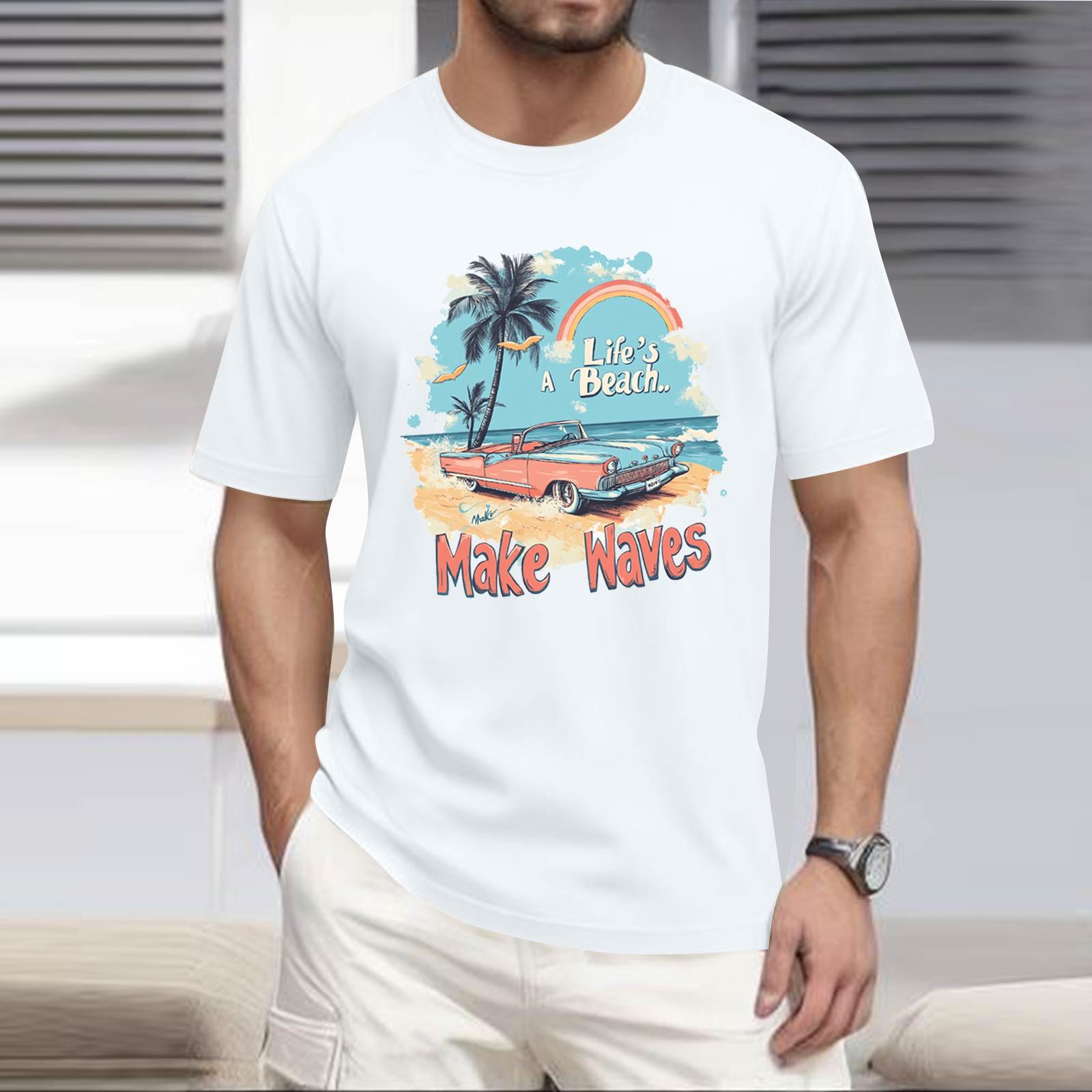 

Мужская рубашка с воротником-стойкой и коротким рукавом, свободная рубашка для отдыха и отдыха, мужская XL белый