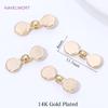 18K Gold Plated Brass Spacer Beads,Spacer Bar For Jewelry Making,Beads Separator,DIY Bracelet Making Supplies,Necklace Findings