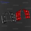 For Chevrolet Corvette C8 2024 2025 Real Dry Hard Carbon Fiber Car Steering Wheel Volume Button Frame Interior Accessories Trim