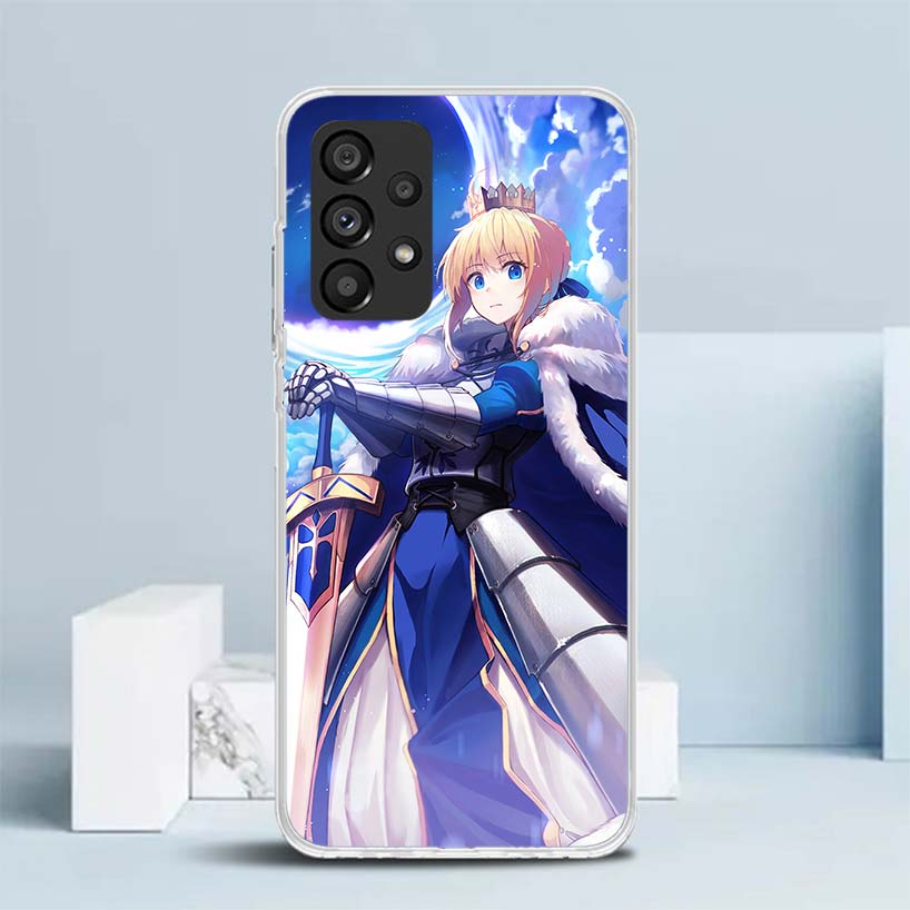 

Fate Zero Stay Night Saber Мягкий чехол для Samsung Galaxy A17 A37 A57 A16 A26 A36 A56 A15 A14 A55 Чехол для телефона A13 A53 A25 A35 A24 Samsung A13 5G