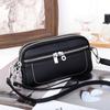 Women's 2026 First Layer Cowhide Crossbody Bag - Small, Multi-Compartment Zipper Clutch & Phone Bag