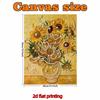 Pearl Van Gogh's Sunflowers DIY Diamond Art Kits 15.7x19.6inch Gem Art Diamond Painting Kits Without Frame for Adults Gift Idea Home Wall Decor