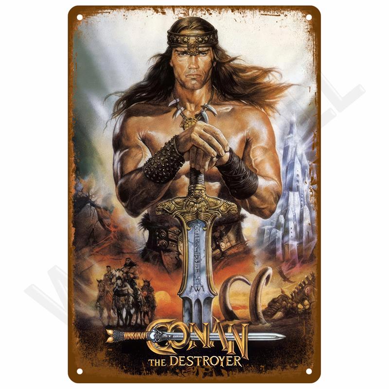 Retro Metal Sign Wall Art Mural Aesthetic Room Home Decor Items Poster Vintage Metal Plate Garage Decoration Tin Sign Plates Bar