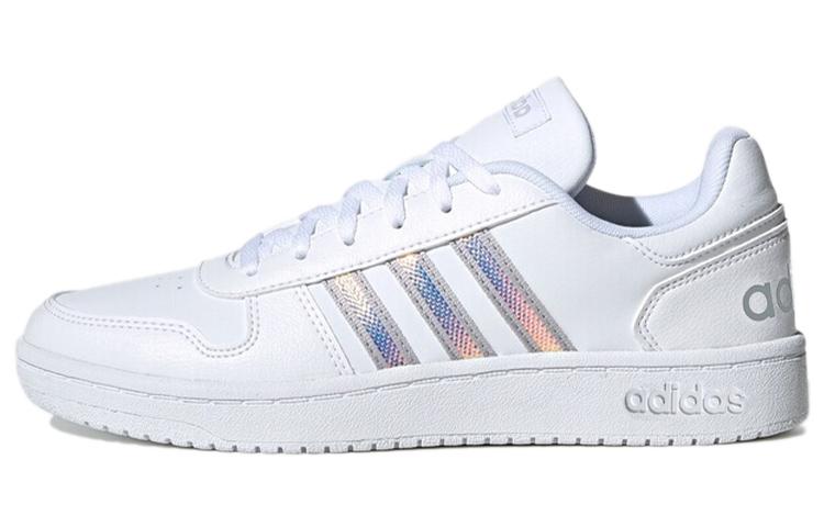 Adidas Wmns Hoops 2.0  White Silver  FW3535 36⅔