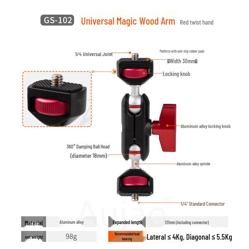 Universal Articulating Magic Arm for Photography