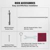 203.2x203.2mm Post Base, 4Pcs Stainless Steel Adjustable Post Anchor Bracket(Internal 198 x 185), Adjustable Post Base for Pavilion Deck Porch