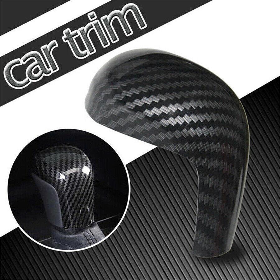 Carbon Fiber Look ABS Gear Shift Knob Cover Trim For Toyota Camry 2018 -