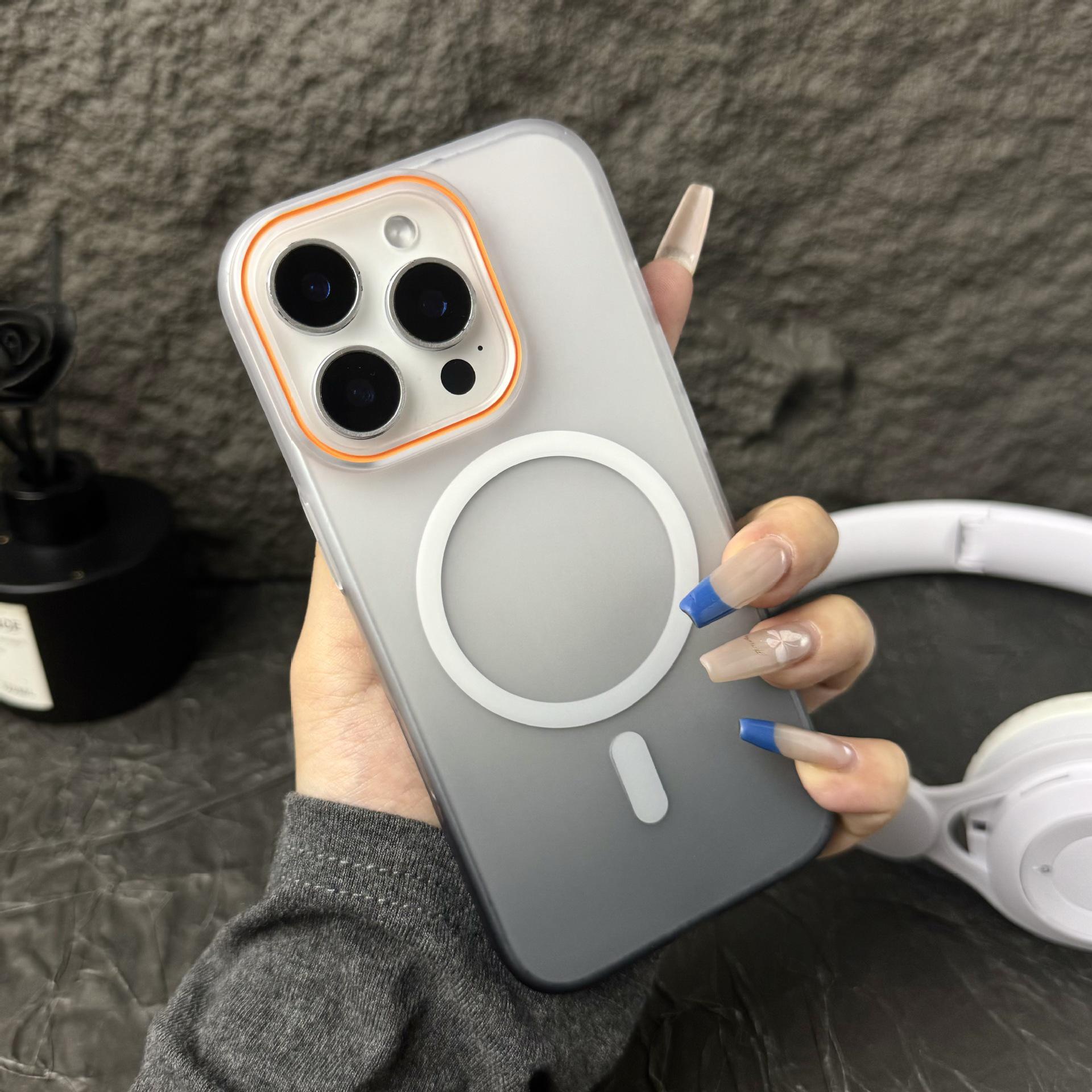 

Magnetic Skin-Feel Gradient Color Ultra-Thin Protective Case for iPhone 17 Pro Max 12 Pro