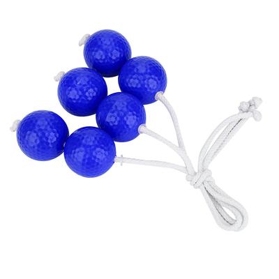 3 Paare Leiterspiel Ballwurf Bolas Set Ersatz Sportbälle Blau